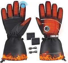 ¿Cuánto tiempo funcionan las baterías de los guantes calefactables?