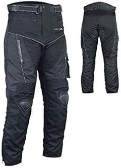 Pantalones de moto de cordura para climas fríos y cálidos