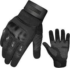 ¿Cuál es el precio promedio de los guantes de moto con protección dura?