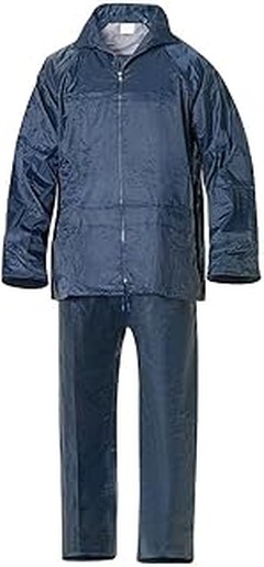 ¿Cuáles son los precios promedio de petos y pantalones de lluvia para moto?