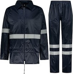 Experiencias de motociclistas con trajes de lluvia de alta visibilidad