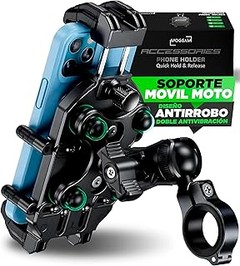 ** Descubre los tipos de soportes de móvil antivibración para moto