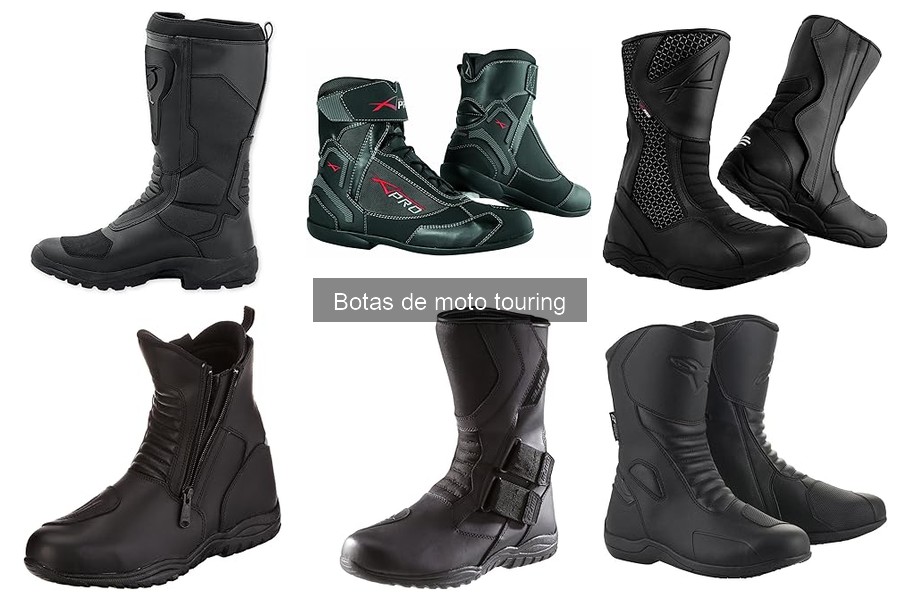 Accesorios esenciales para botas de moto touring