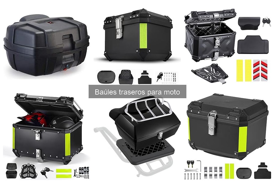Accesorios útiles para complementar tu baúl trasero de moto