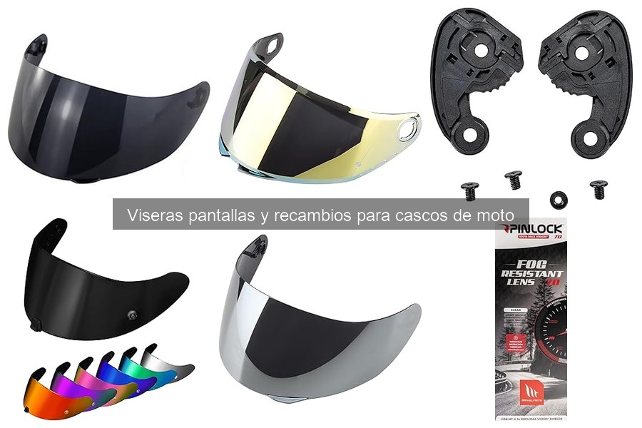 Adapta viseras a diferentes modelos de cascos de moto