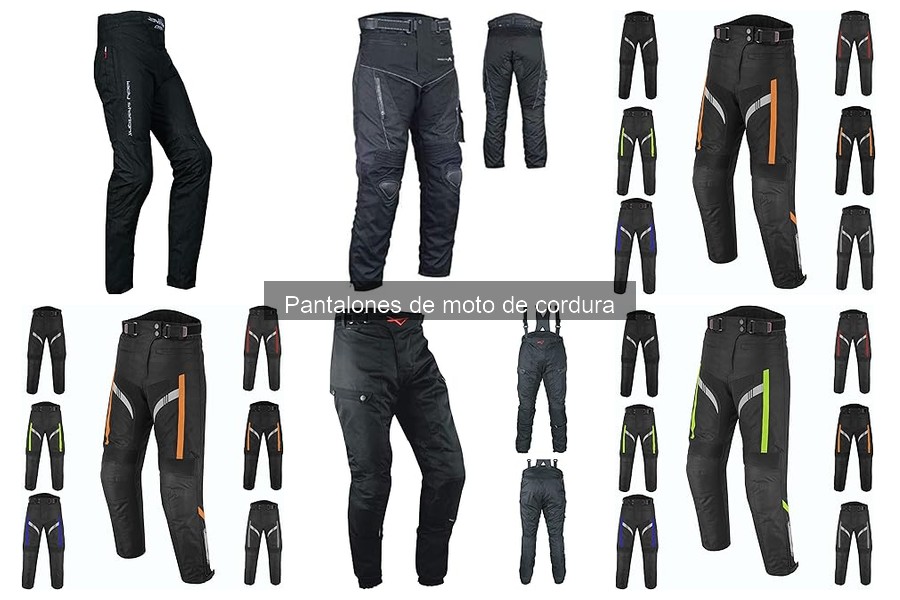 Ajusta correctamente los pantalones de moto de cordura