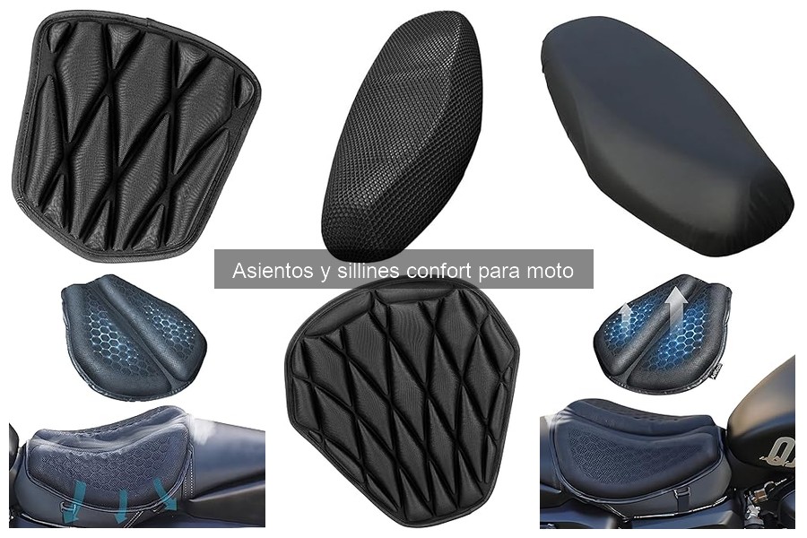 Alternativas a asientos confort para mayor comodidad en moto