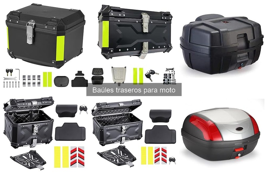 Alternativas a baúles traseros para moto: opciones prácticas