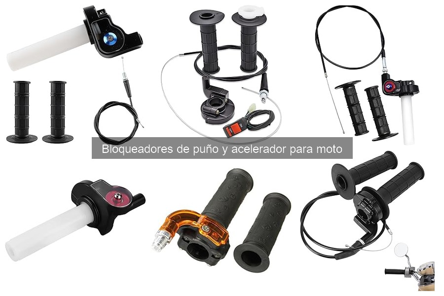 Alternativas a bloqueadores de puño y acelerador para motos
