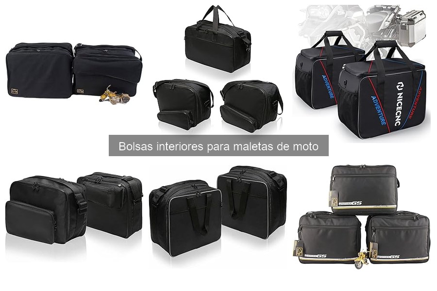 Alternativas a bolsas interiores para maletas de moto