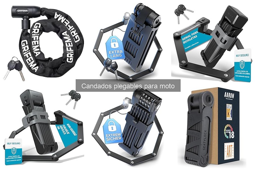 Alternativas a candados plegables para motos: opciones seguras