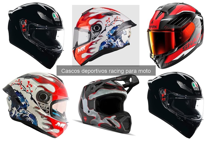 Alternativas a Cascos Deportivos Racing para Motociclistas