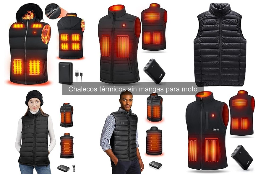 Alternativas a chalecos térmicos sin mangas para moto