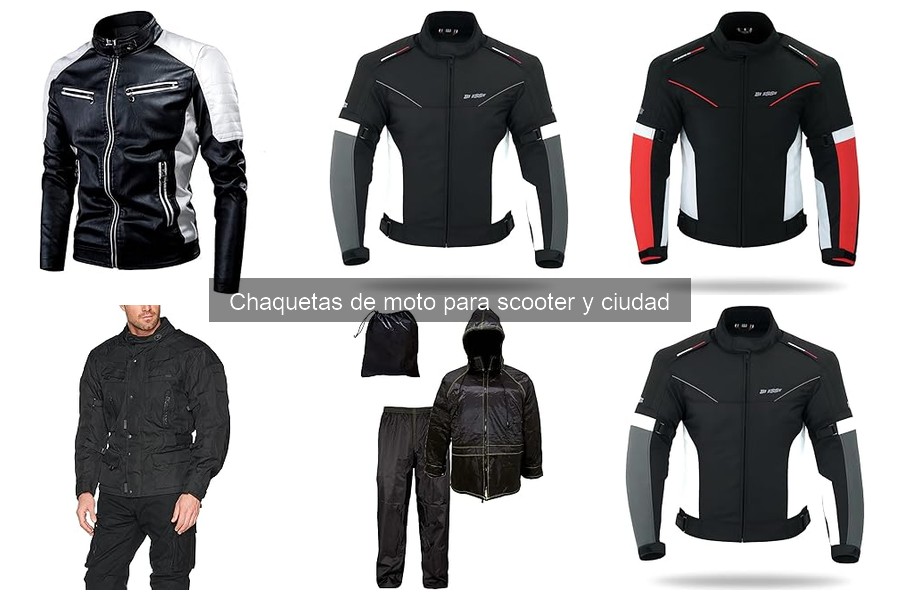 Alternativas a chaquetas de moto para scooters diarios