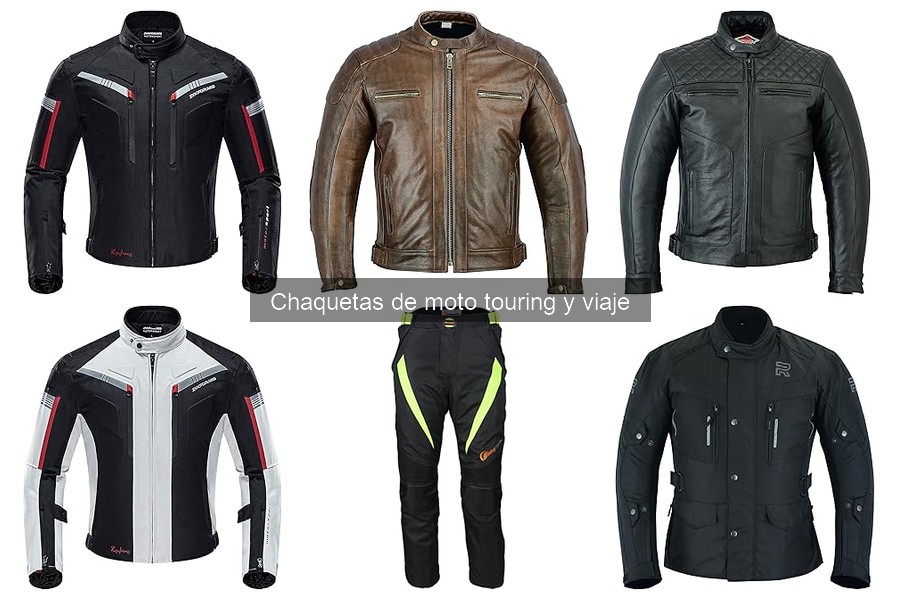Alternativas a chaquetas de moto touring: opciones prácticas