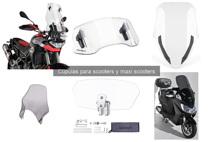 Alternativas a cúpulas para viento en scooters