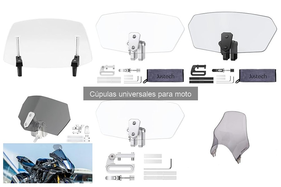 Alternativas a cúpulas universales para proteger tu moto