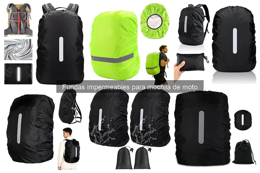 Alternativas a fundas impermeables para mochila de moto