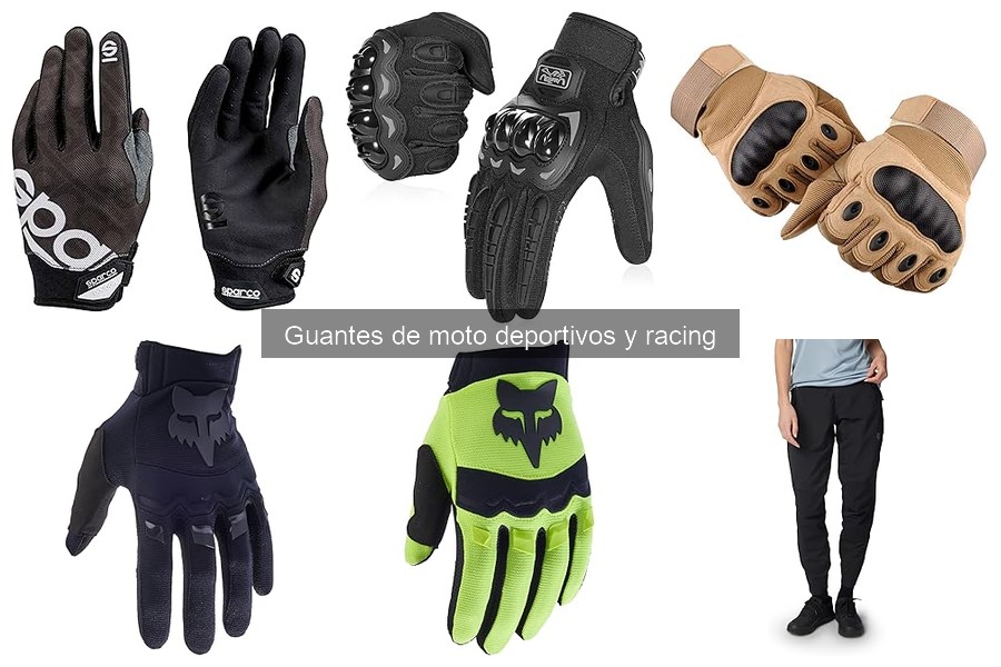 Alternativas a guantes de moto deportivos para carretera