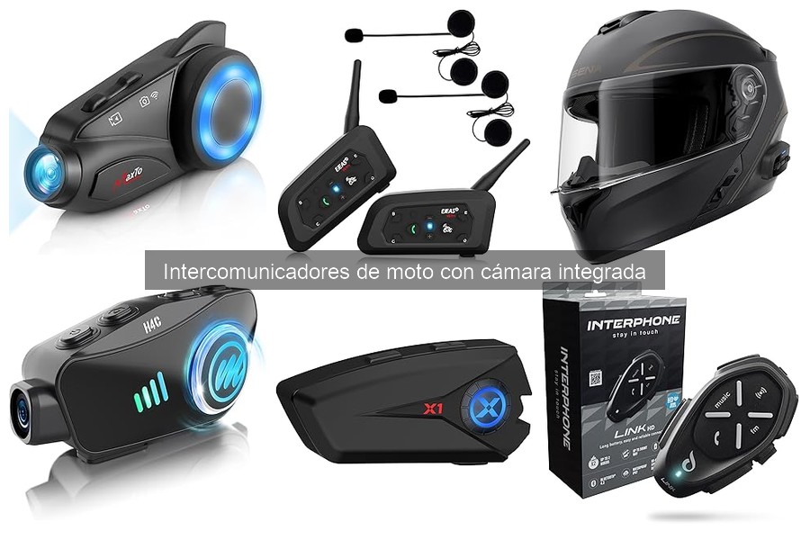 Alternativas a intercomunicadores de moto con cámara integrada