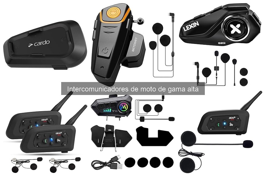 Alternativas a intercomunicadores de moto de gama alta