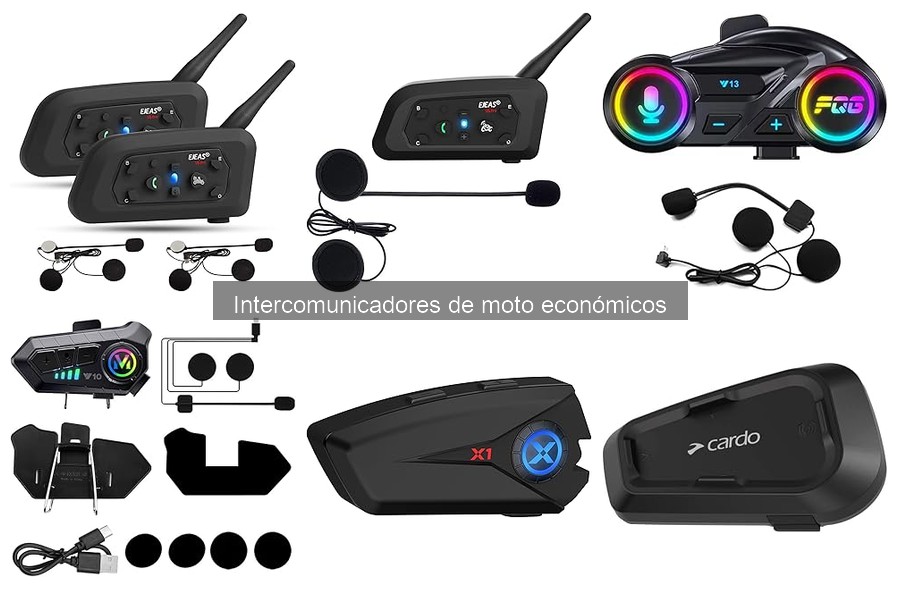 Alternativas a intercomunicadores de moto económicos