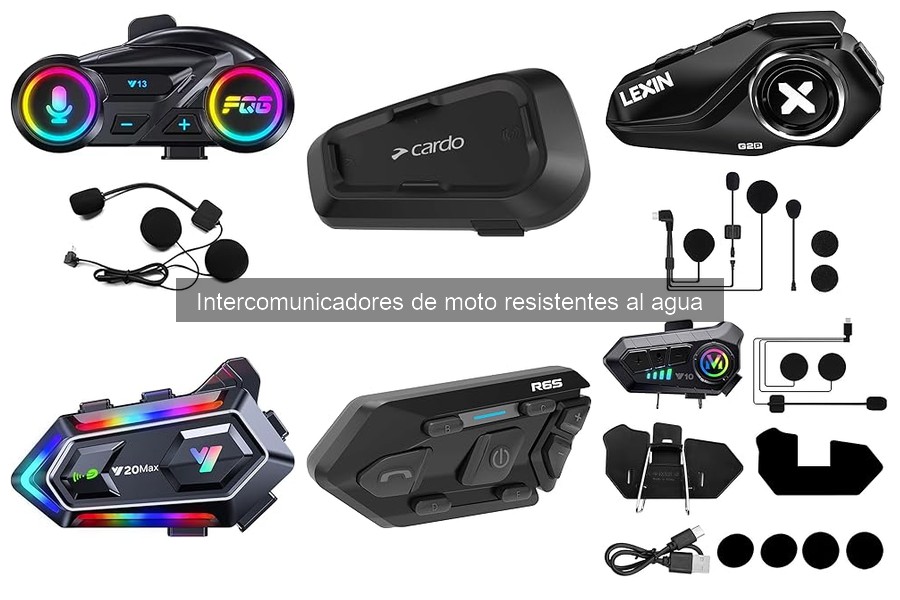 Alternativas a intercomunicadores de moto resistentes al agua
