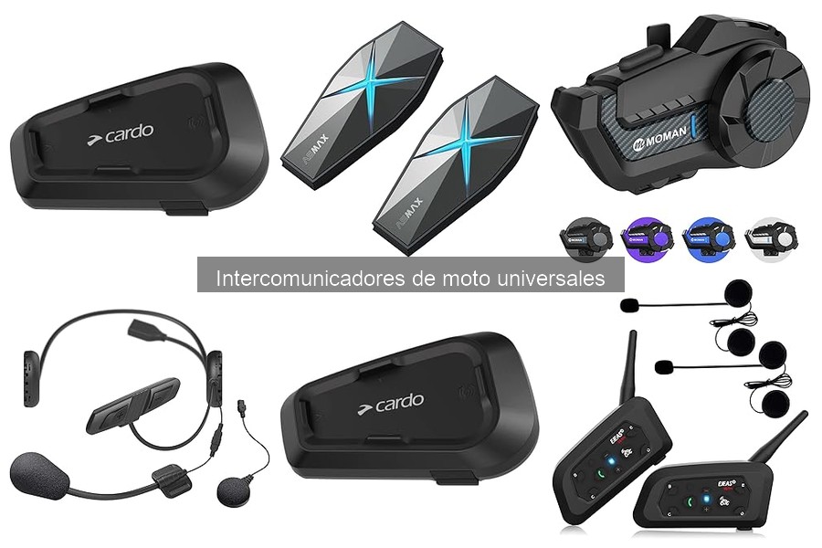 Alternativas a intercomunicadores de moto universales