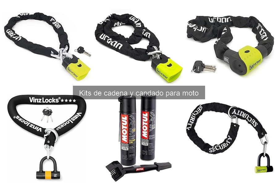 Alternativas a Kits de Cadena y Candado para Moto