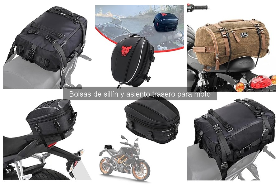 Alternativas a las bolsas de sillín para transportar en moto