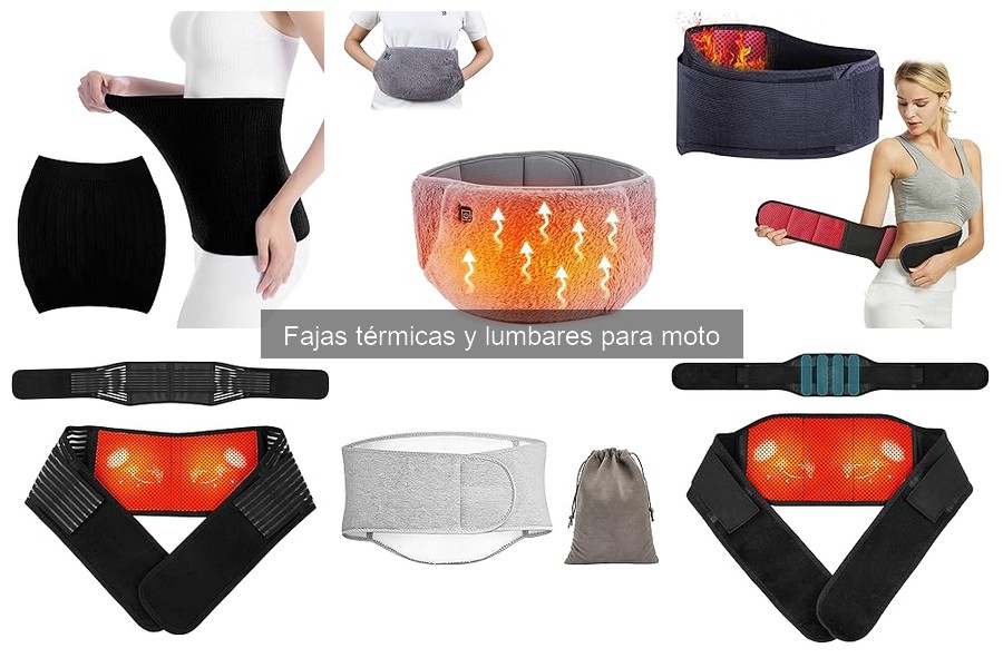 Alternativas a las fajas térmicas para el dolor lumbar en moto