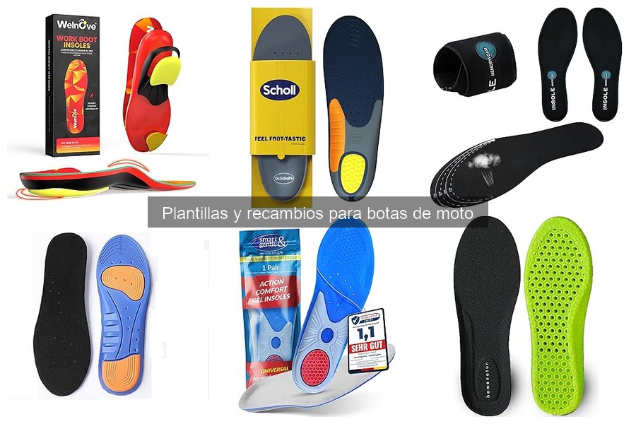 Alternativas a las plantillas para botas de moto