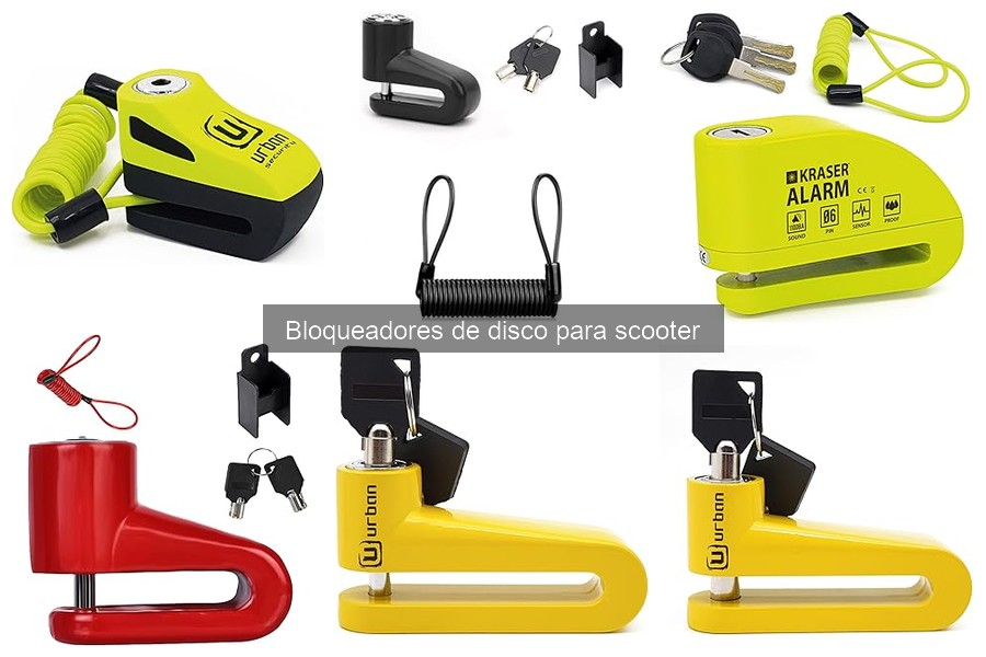 Alternativas a los bloqueadores de disco para scooter