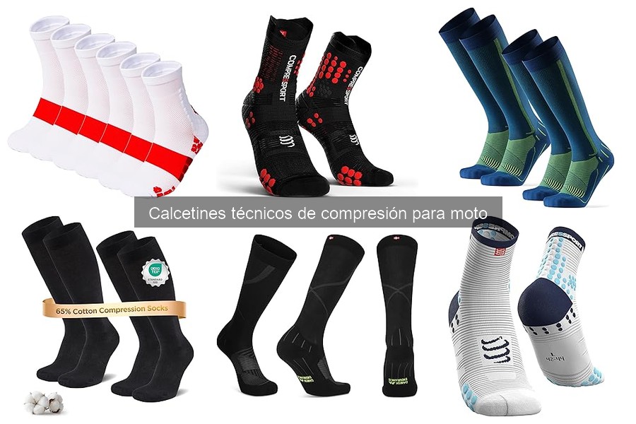 Alternativas a los calcetines de compresión para motociclistas