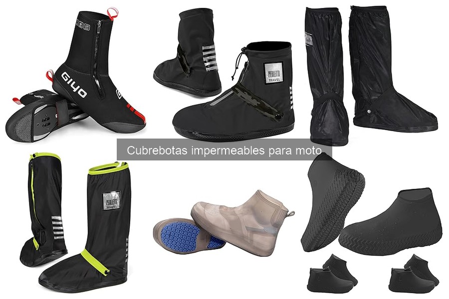 Alternativas a los cubrebotas impermeables para moto