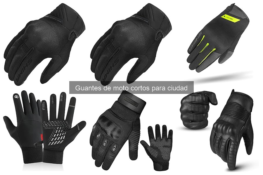 Alternativas a los guantes cortos de moto para ciudad
