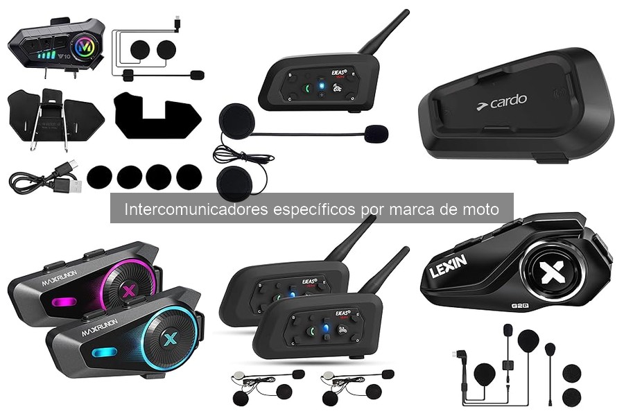 Alternativas a los intercomunicadores de marca X para motos