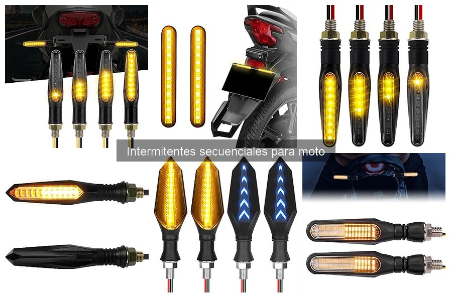Alternativas a los intermitentes secuenciales para moto
