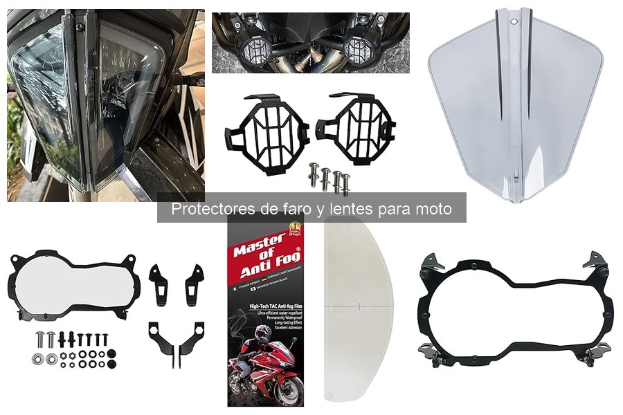 Alternativas a los protectores de faro para motos