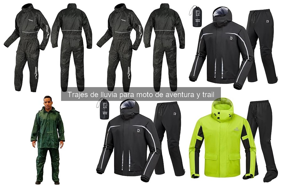 Alternativas a los trajes de lluvia para moto de aventura