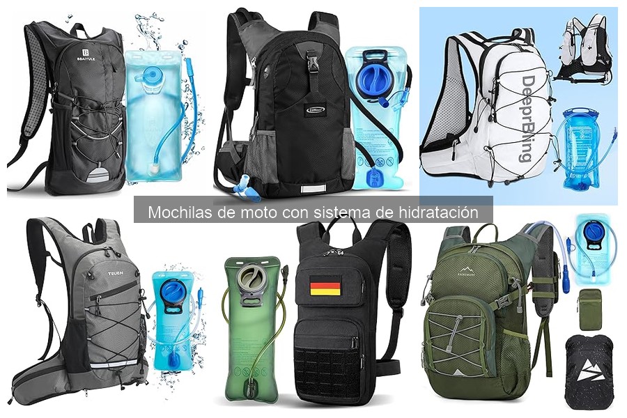 Alternativas a mochilas de moto con hidratación efectiva