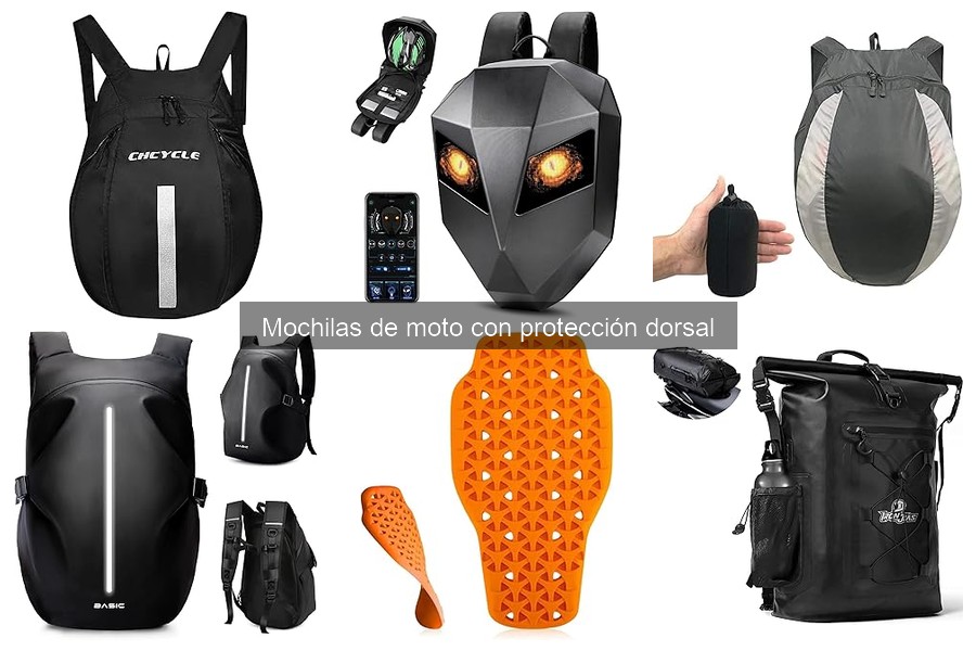 Alternativas a mochilas de moto con protección dorsal