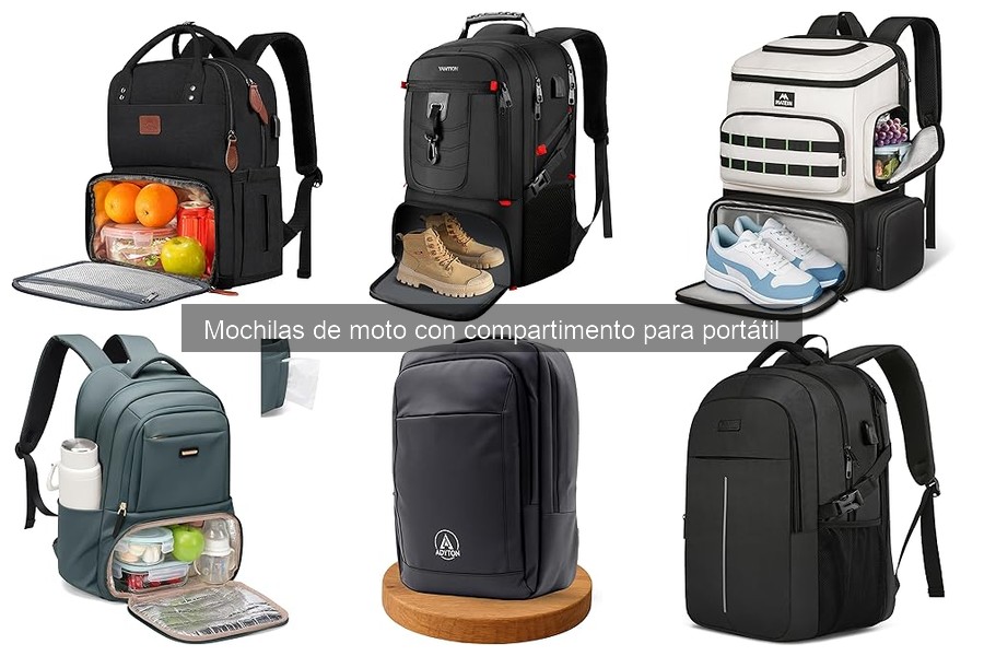 Alternativas a mochilas de moto para transportar portátiles