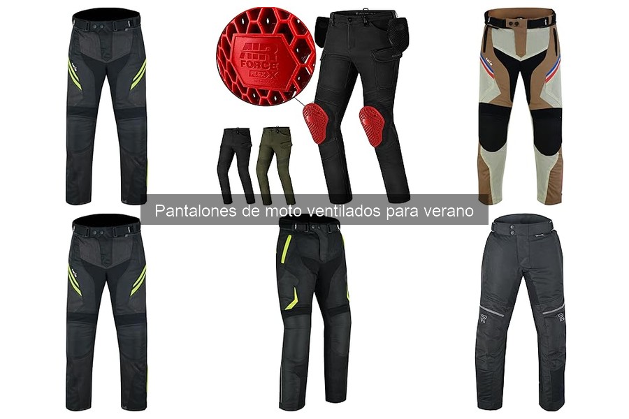 Alternativas a pantalones de moto ventilados en verano