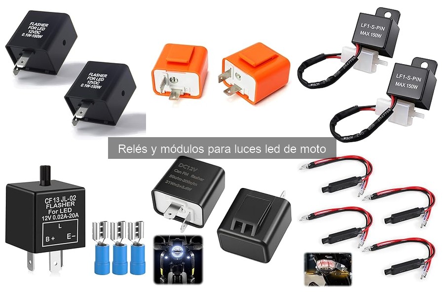 Alternativas a relés para luces LED de moto