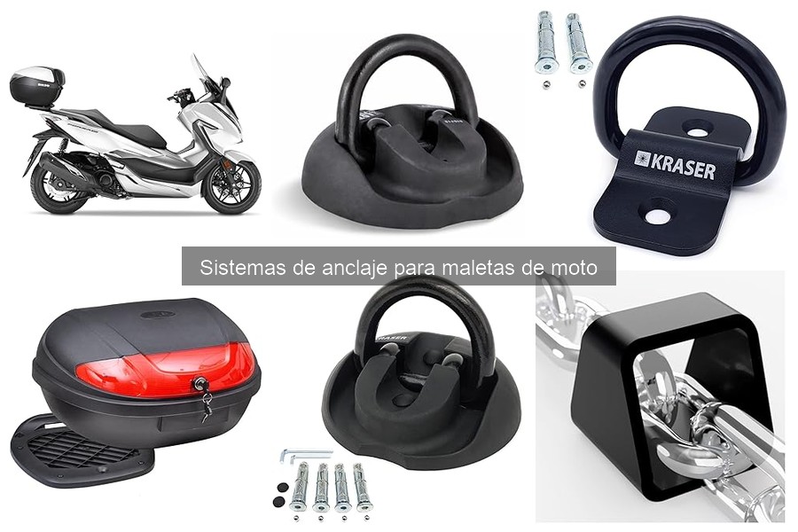 Alternativas a sistemas de anclaje para maletas de moto