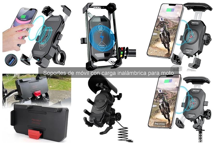 Alternativas a Soportes de Móvil con Carga Inalámbrica para Moto