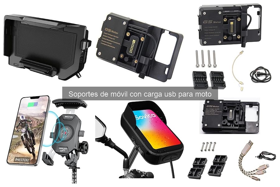 Alternativas a Soportes de Móvil con Carga USB para Moto
