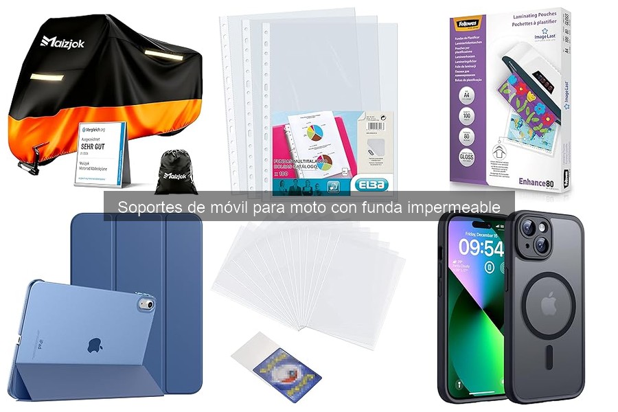 Alternativas a soportes de móvil impermeables para moto