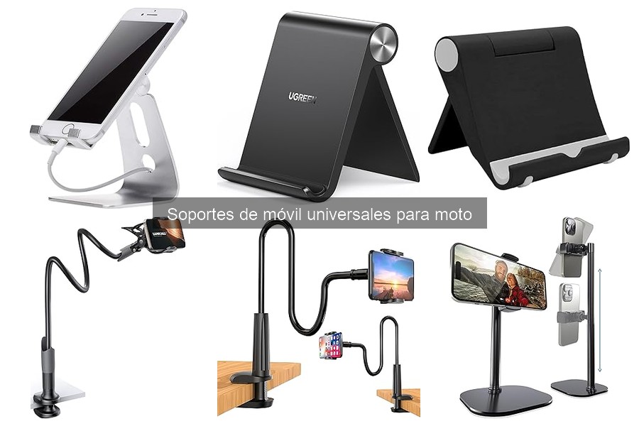 Alternativas a soportes de móvil universales para moto